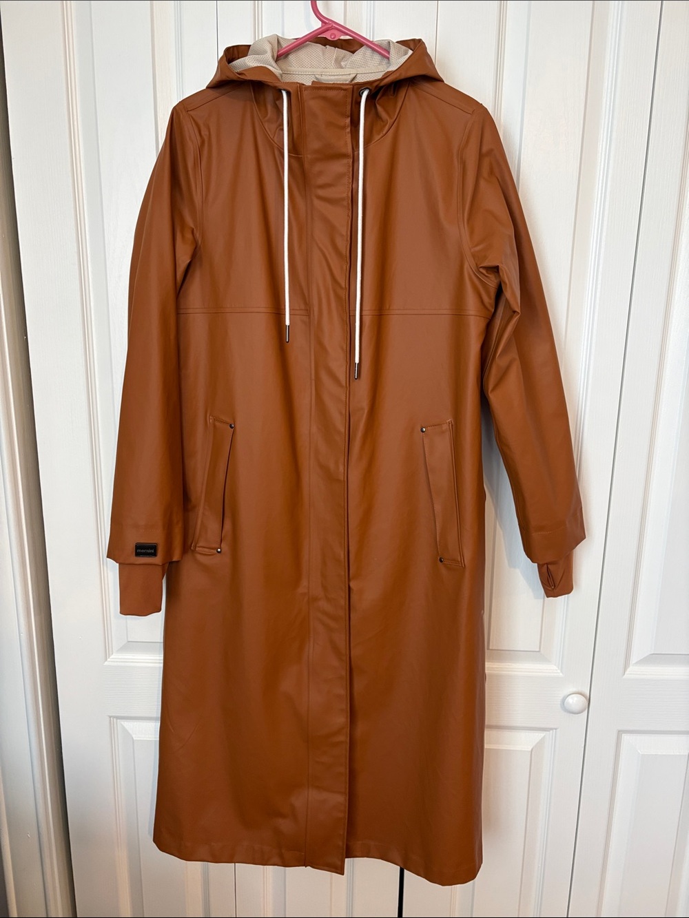 Mernini WP Rainjacket Gorgeous Caramel Canadian Designer.